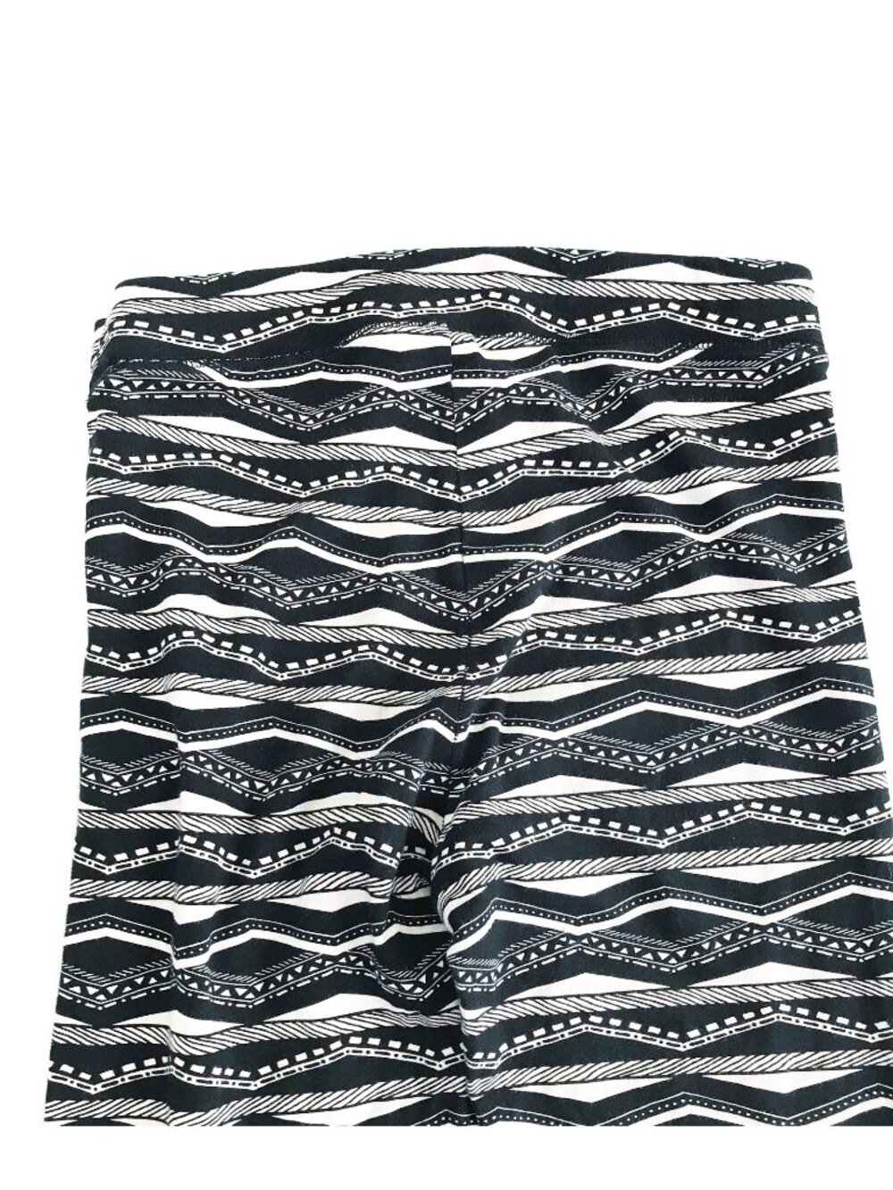 PINK Victoria's Secret VS Small Black White Geometric Cotton Dog Leggings - Picture 7 of 11